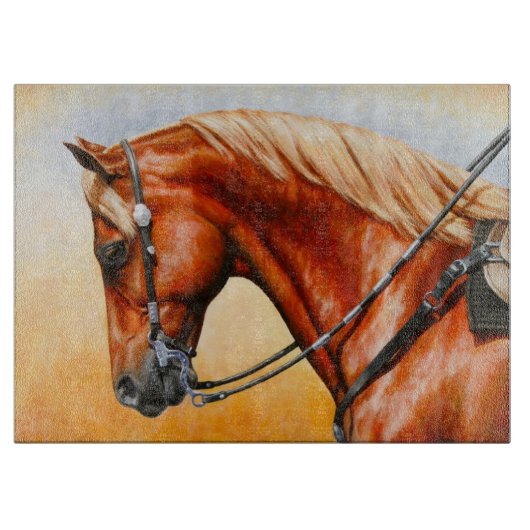 ソルレルウェスタンプレジャークォーターホース カッティングボード (正面)