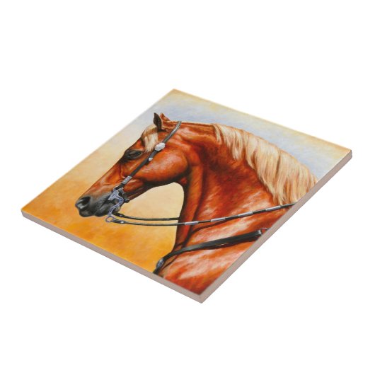 ソルレルウェスタンプレジャークォーターホース タイル (側面)