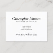 ソルレルウェスタンプレジャークォーターホース 名刺 (裏面)