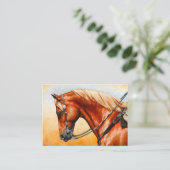 ソルレルウェスタンプレジャークォーターホース 名刺 (スタンド正面)