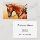 ソルレルウェスタンプレジャークォーターホース 名刺 (正面/裏面)