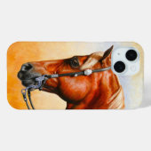 ソルレルウェスタンプレジャークォーターホース Case-Mate iPhoneケース (裏面 (横))