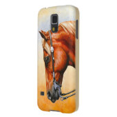 ソルレルウェスタンプレジャークォーターホース Case-Mate iPhoneケース (裏面左)