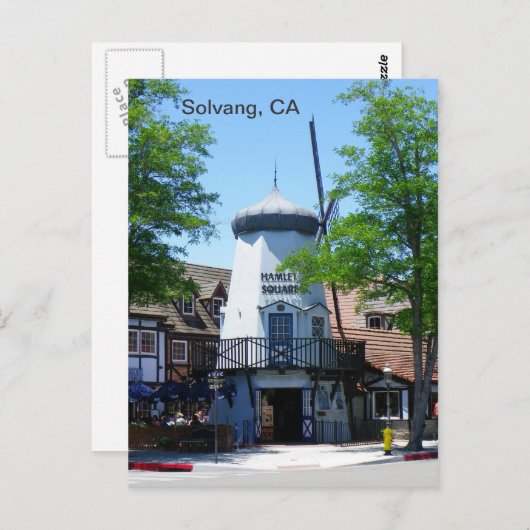 ソルヴァン風車はがき! ポストカード (正面/裏面)