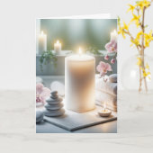 ソルージュスパ誕生日 カード (黄色い花)