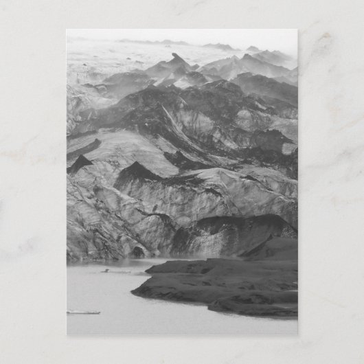 ソレイマジョクル氷河アイスランドハガキ ポストカード (正面)