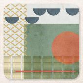 ソレイユルージュ3世 スクエアペーパーコースター (正面)