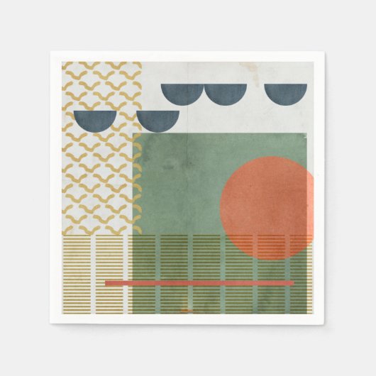 ソレイユルージュIII スタンダードカクテルナプキン (正面)