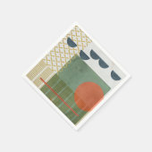 ソレイユルージュIII スタンダードカクテルナプキン (角)