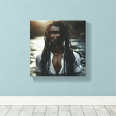 ソレス川 キャンバスプリント (インサイチュ (ウッドフロア))