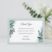 ソレス悔やみや弔慰サンキューカード サンキューカード (スタンド正面)