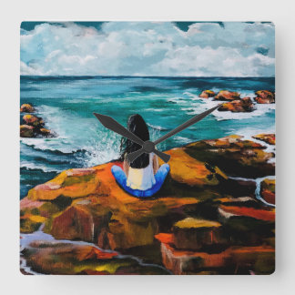 ソレス スクエア壁時計