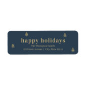 ソレトゥルジョークリスマスホリデイ住所 シール (正面)