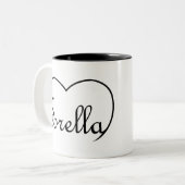 ソレライタリアンシスターハート ツートーンマグカップ (正面左)