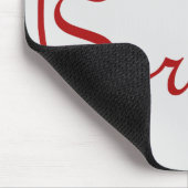 ソレラシエイタリアンスターハートレッド マウスパッド (コーナー)