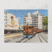 ソレレ列車はマヨルカ州パルマに到着する。 ポストカード (正面)