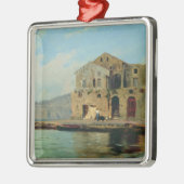 ソレントのビーチハウス メタルオーナメント (左)