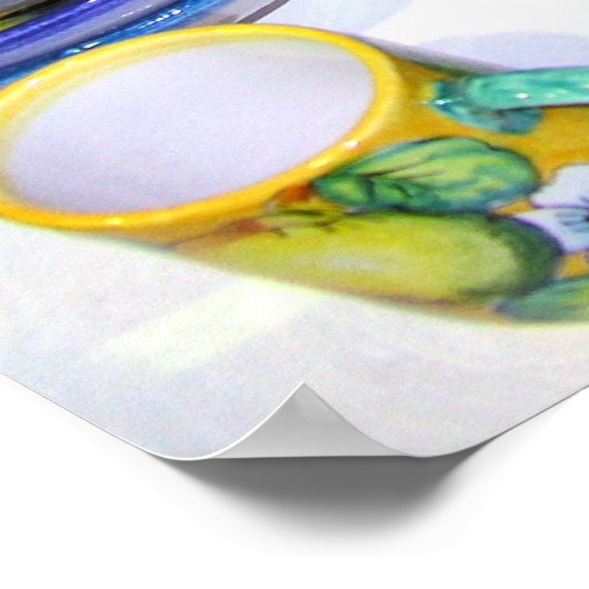 ソレントのフルーティセラミックス（イタリア） ポスター (角)