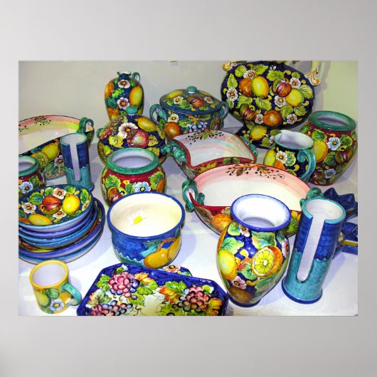 ソレントのフルーティセラミックス(イタリア) ポスター (正面)