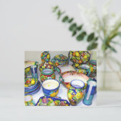 ソレントのフルーティセラミックス(イタリア) ポストカード (スタンド正面)