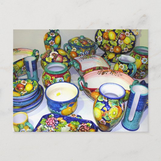 ソレントのフルーティセラミックス(イタリア) ポストカード (正面)