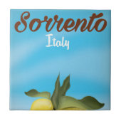 ソレントイタリアン休暇旅行ポスター タイル (正面)