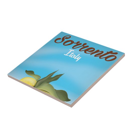 ソレントイタリアン休暇旅行ポスター タイル (側面)
