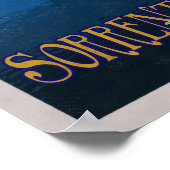 ソレント動揺してイタリアヴィンテージ旅行 ポスター (角)