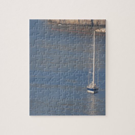 ソレント・イタリアのボート ジグソーパズル (縦)