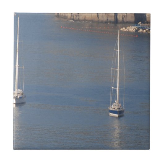 ソレント・イタリアのボート タイル (正面)