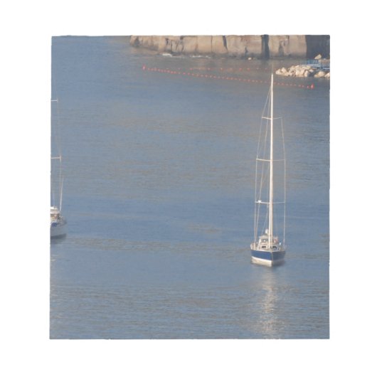 ソレント・イタリアのボート ノートパッド (正面)