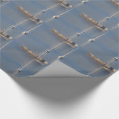 ソレント・イタリアのボート ラッピングペーパー (角)