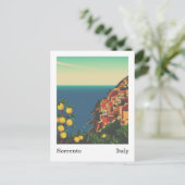 ソレント、イタリアアートレトロ ポストカード (スタンド正面)