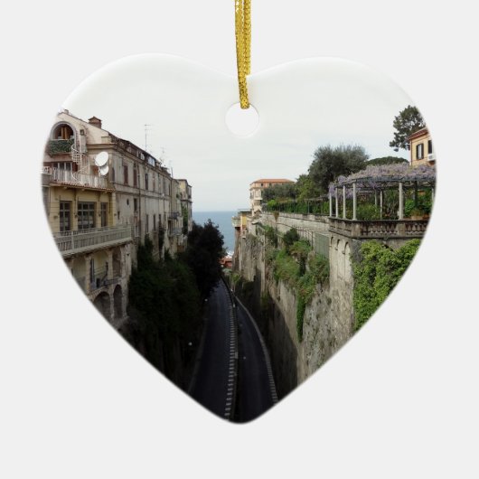 ソレント、イタリア セラミックオーナメント (正面)