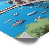 ソレント・イタリア・ヴィンテージ旅行 ポスター (角)