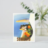 ソレント・イタリア・ヴィンテージ旅行 ポストカード (スタンド正面)