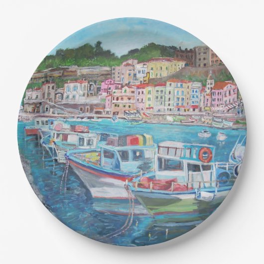 ソレント-カスタムな紙皿9つ ペーパープレート (正面)