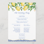 ソレント・レモンズイタリアンブルー結婚タイル プログラム (裏面)