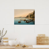 ソレントby the Sea, Naples, Campania，イタリア ポスター (キッチン)