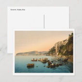 ソレントby the Sea, Naples, Campania，イタリア ポストカード (正面/裏面)