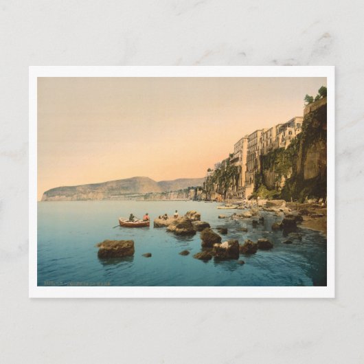 ソレントby the Sea, Naples, Campania，イタリア ポストカード (正面)