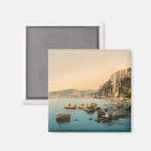 ソレントby the Sea, Naples, Campania，イタリア マグネット (正面/裏面)