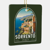 ソレントItalyトラベルアートヴィンテージ セラミックオーナメント (右)