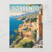 ソレントItalyトラベルアートヴィンテージ ポストカード (正面)