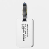 ソロの恋しく思パズルの写真 ラゲッジタグ (裏面縦)