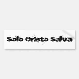 ソロクリストサルバ バンパーステッカー