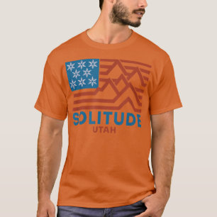 ソロティユタスキースノーボードスノーボードスノーマウンテン Tシャツ