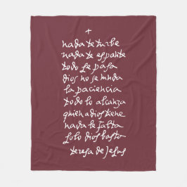 ソロディオスのバスタ(何の邪魔もしない) フリースブランケット