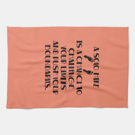 ソロハイキングは、あなたの限界に挑戦するチャンスである。 キッチンタオル