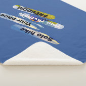 ソロハイキング、あなたのペース、あなたのリズム、自由。 シェルパブランケット (3/4)